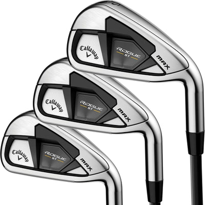 2024 Rogue ST Max Iron Sets, Left Handed, 5-PW,AW, Steel, Regular, Standard