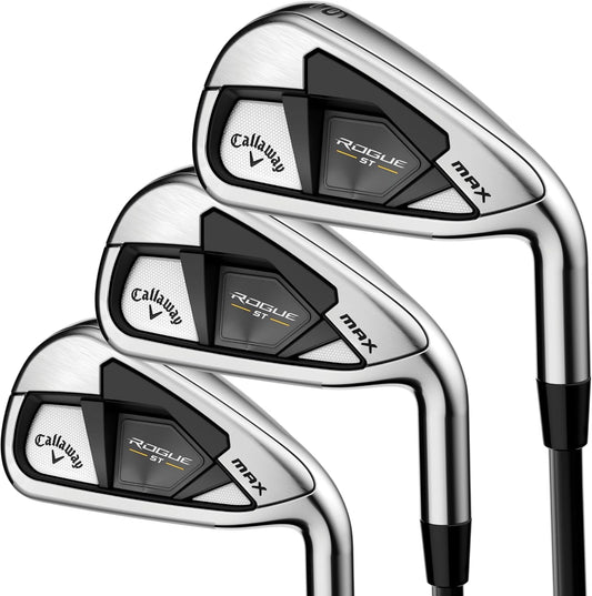 2024 Rogue ST Max Iron Sets, Left Handed, 5-PW,AW, Steel, Regular, Standard