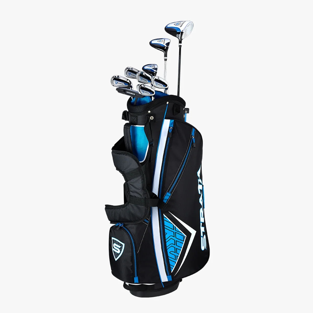 Strata Right-Hand Men'S 12-Piece Complete Golf Club Set, Graphite, Regular