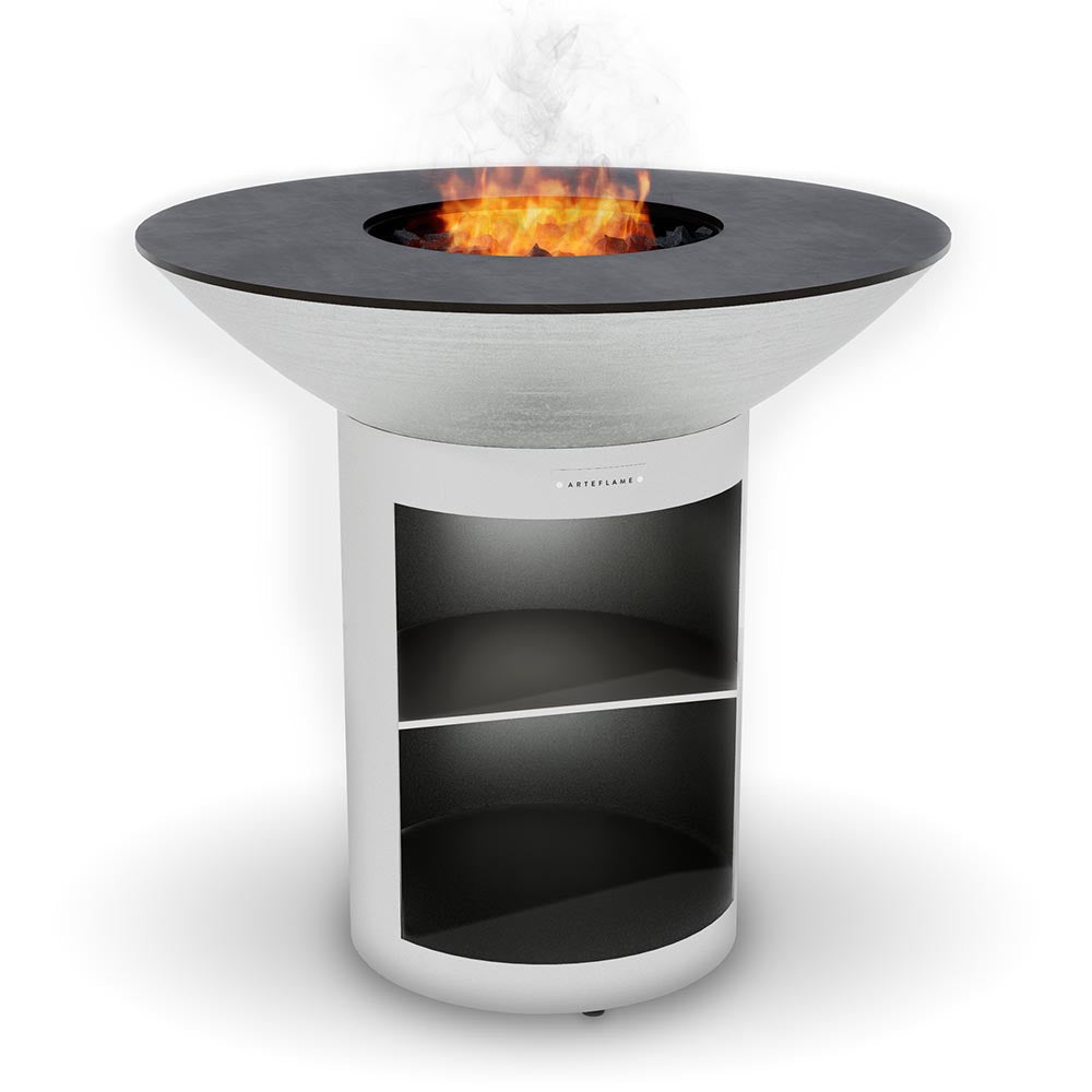 Arteflame 40" Stainless Steel Grill & Griddle — Storage Base