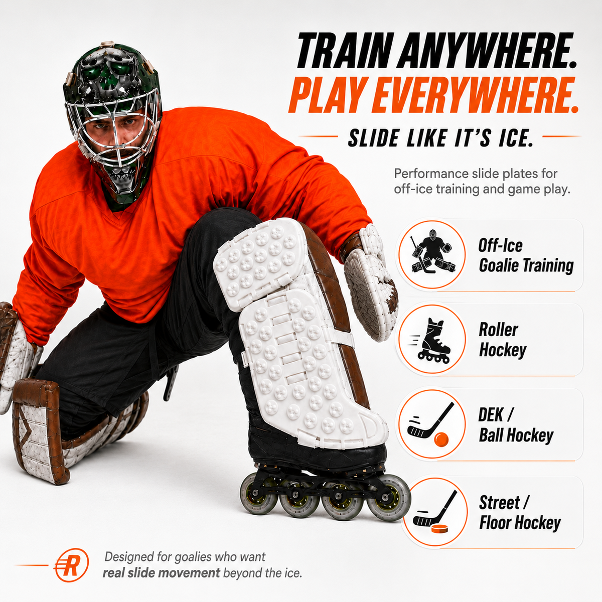 Rollie Goalie Slide Plates