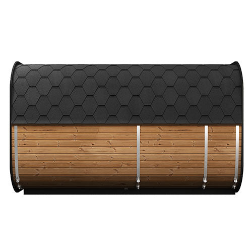 SaunaLife Model CL12GCP | Outdoor Cabin Sauna with Changing Room