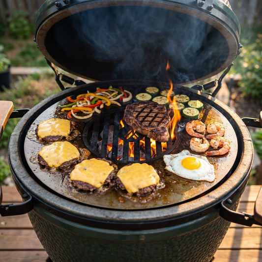 Arteflame Griddle Insert for Big Green Egg® — Grill & Griddle Kit