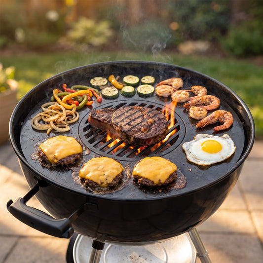 Arteflame Griddle Insert for Weber® Kettle — Grill & Griddle Kit