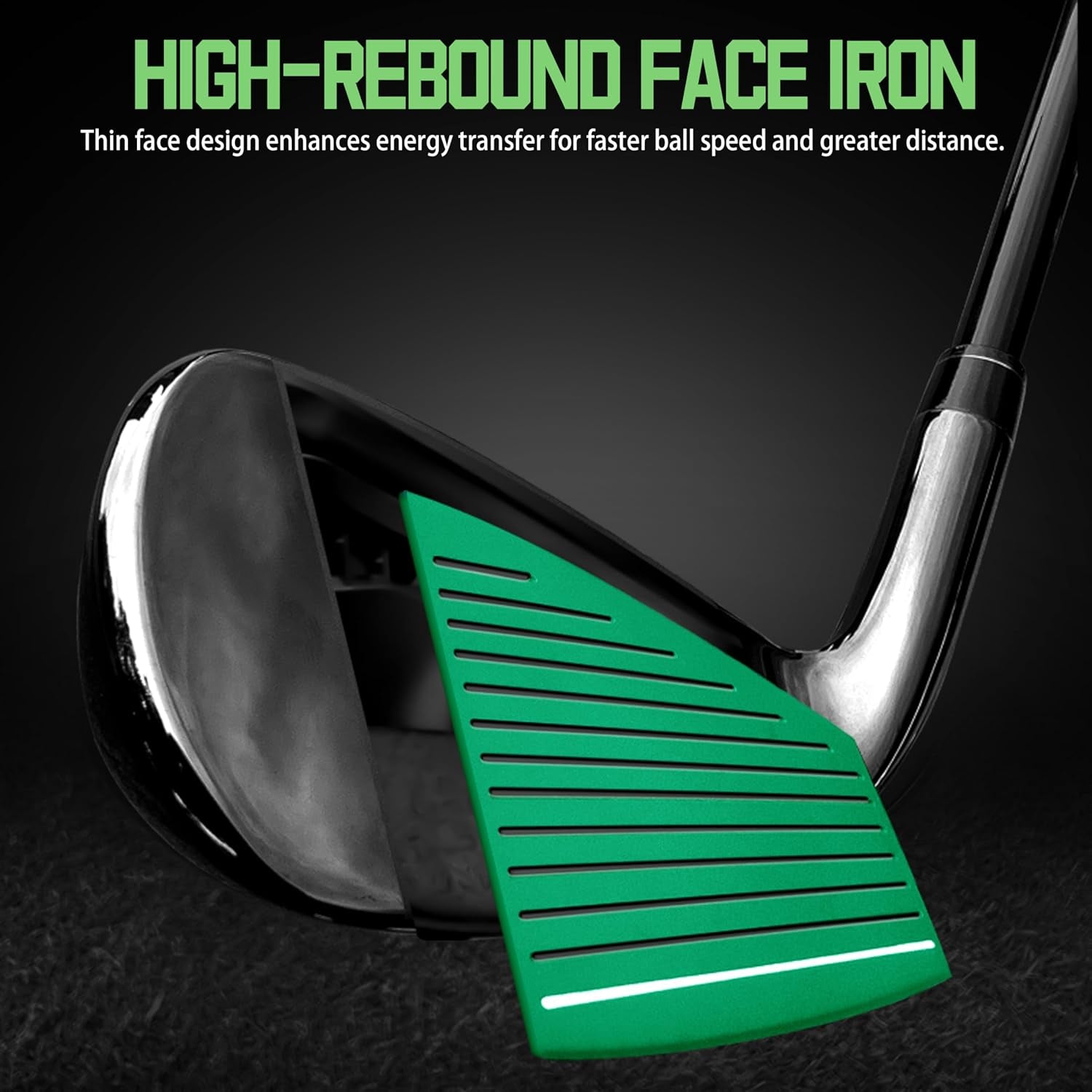 NSR III 18 Piece Men'S Complete Golf Club Sets - Adjustable Loft Titanium 460Cc Driver, Low CG Fairway Woods & Hybrid, High-Rebound Stainless Steel Irons, Balanced Putter, with Stand Bag