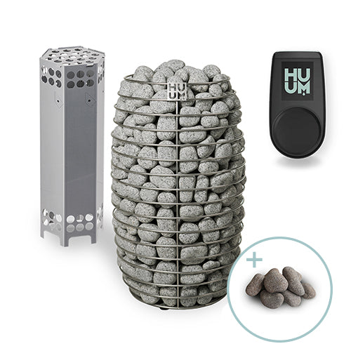 HUUM HIVE Mini 6kW Sauna Heater Package | Electric with UKU Controller