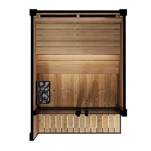 SaunaLife Model GL4 | Outdoor Garden Sauna